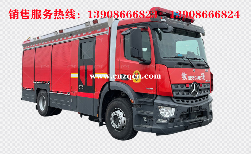 奔馳Arocs 1843E6單橋水罐消防車